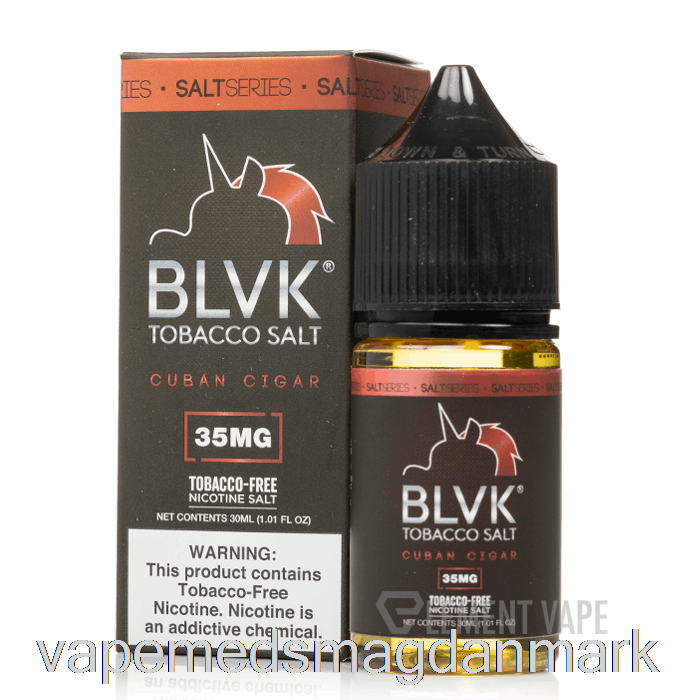 Engangs Vape Danmark Cubansk Cigarsalt - Blvk - 30ml 50mg